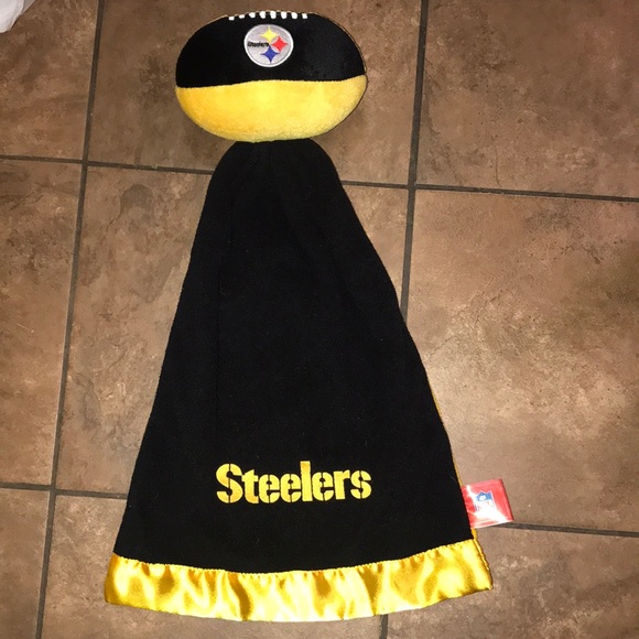 NFL Steelers Plush Security Blanket - Picture 1 of 7